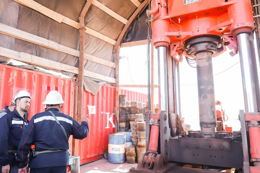 Руслан Өскенәлі ознакомился с реализацией программы повышения безопасности на руднике «Жомарт»